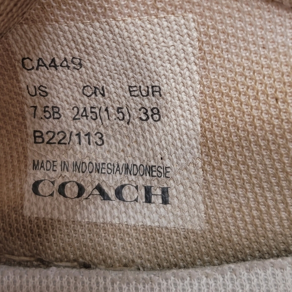 Coach Multicolor Signature Sneakers - Picture 13 of 13